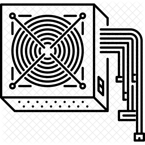 Блок питания значок