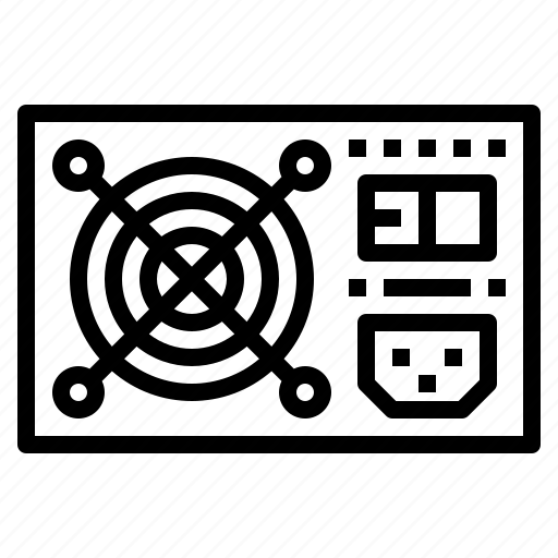 Блок питания значок