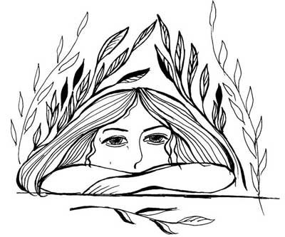 Иллюстрация к балладе Светлана простая