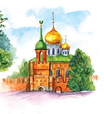 Рисование тульского Кремля