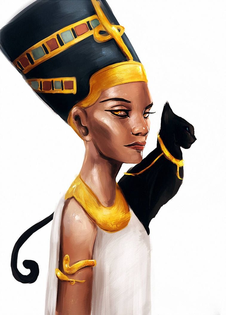 Царица Нефертити арт