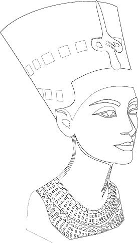 Древний Египет Нефертити орнамент