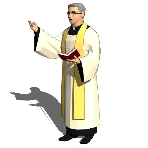 Нарисовать священника