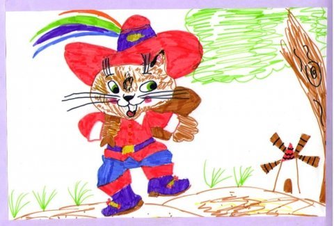 Рисунок на тему герои любимых книг