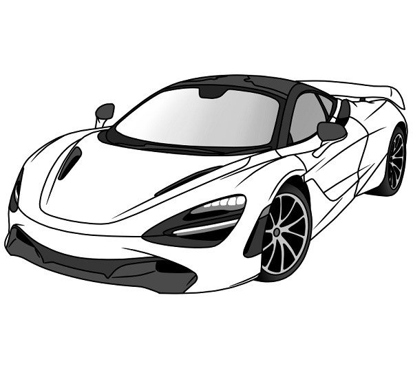 MCLAREN 720s чертежи