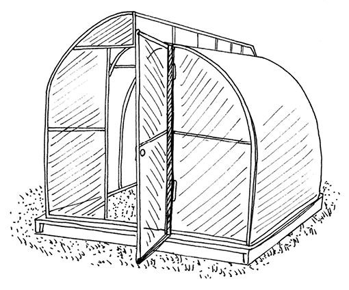 Теплица раскраска