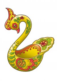 Старинный ковшик в виде птицы