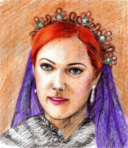 Великолепный век Хюррем Султан портрет