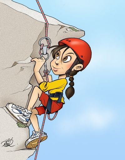 Альпинист карикатура