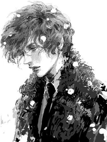 Кудрявый парень рисунок (50 фото)