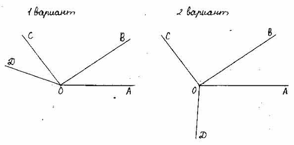 Построить ход лучей при отражении