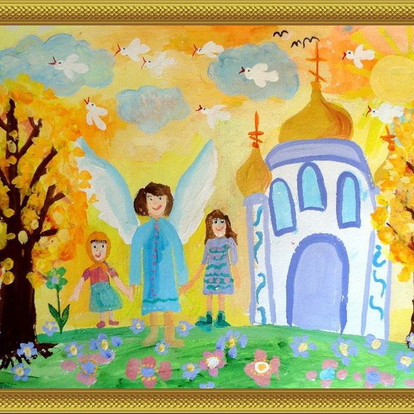 Детские православные рисунки