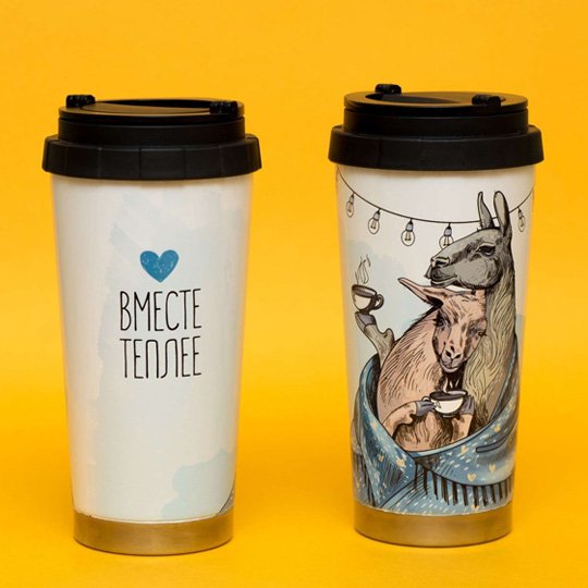 Термокружка с приколом