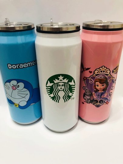 Нарисованная термокружка