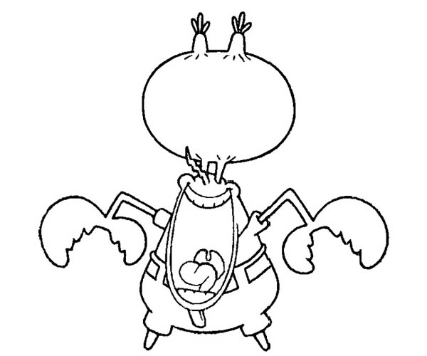 Раскраска мистера КРАБСА