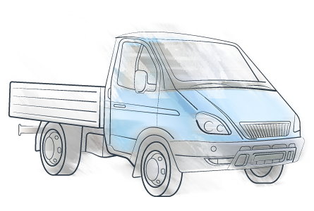 Раскраска Газель 3302 грузовая