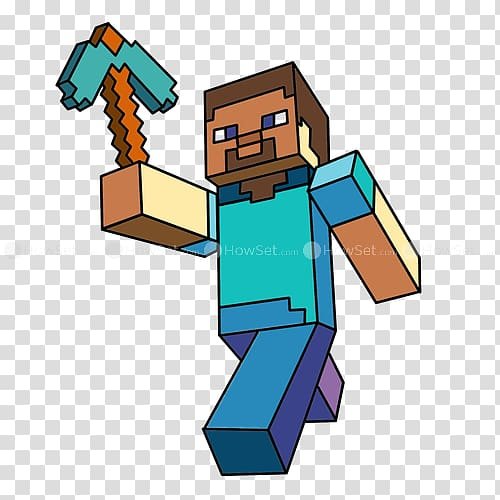 Стив с алмазной киркой