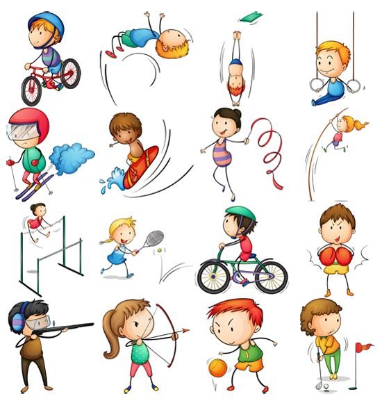 Спорт рисунок для детей