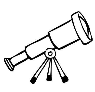 Телескоп раскраска