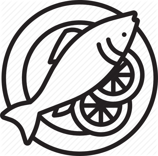 Рыба на тарелке