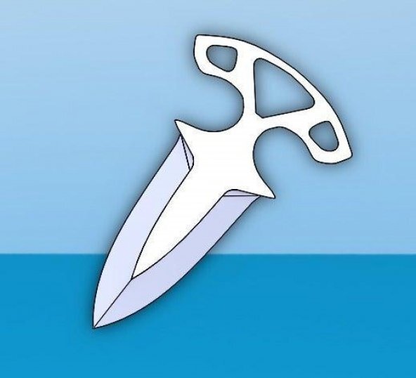 Чертёж тычковых ножей из КС го