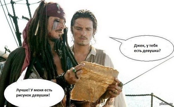 Капитан Джек Воробей рисунок ключа