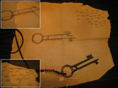 Капитан Джек Воробей рисунок ключа