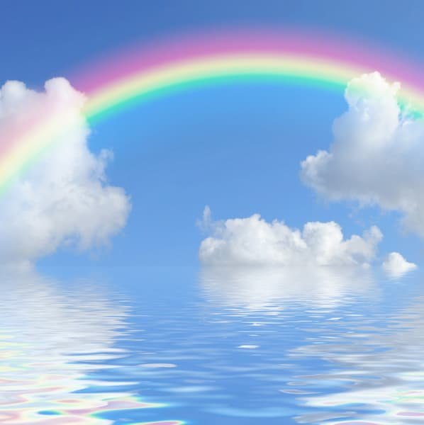 Радуга и солнце