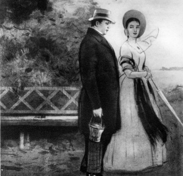 Ольга Ильинская Обломов иллюстрация