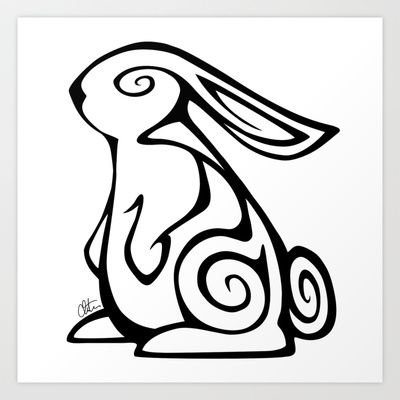 Кролик стилизация