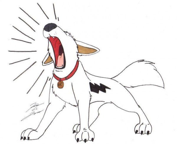 Собака лает