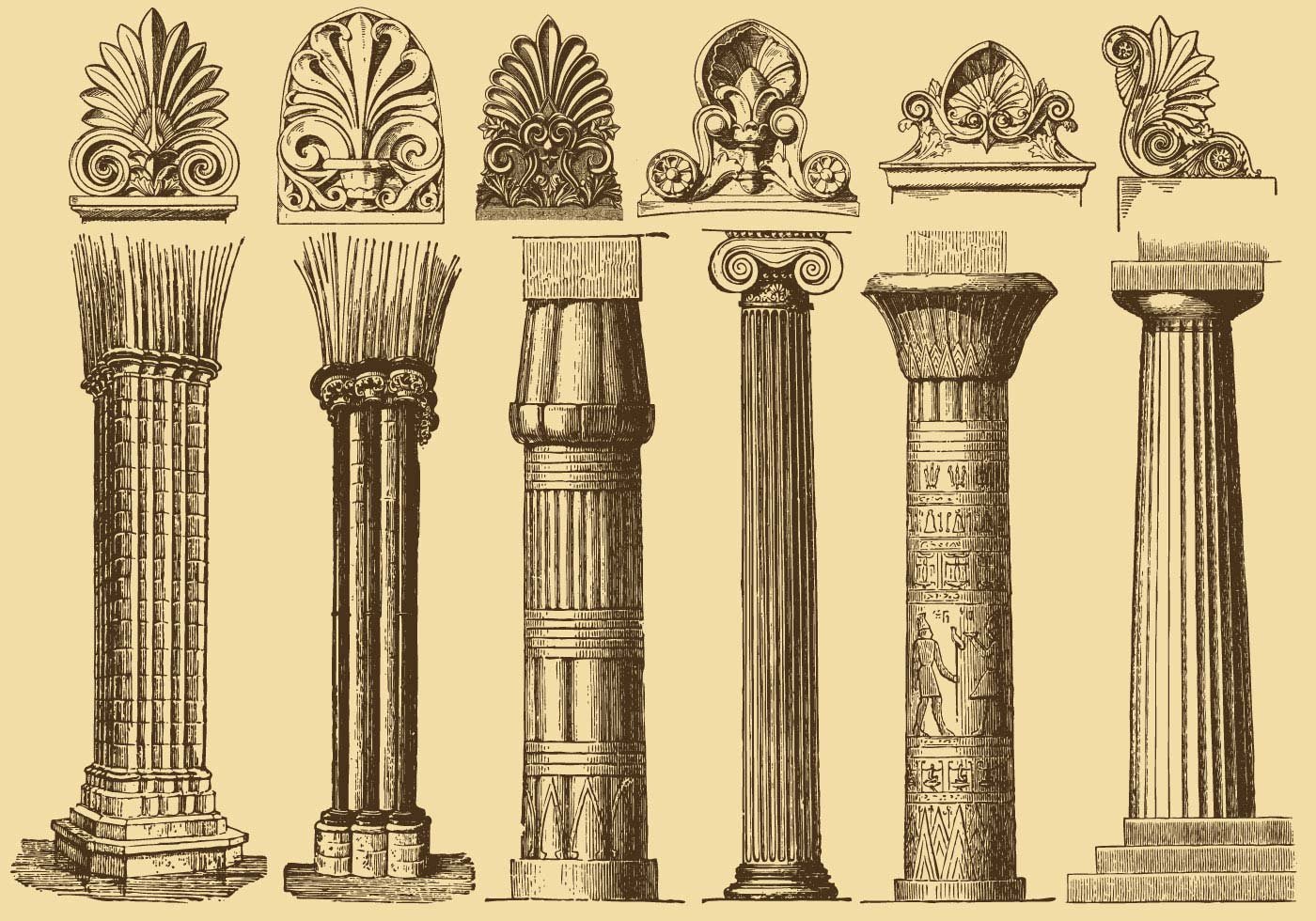 Page columns. Капители древнеримских колонн. Древний Рим архитектура колонны. Колонны в древнем Риме. Пилястры в древнем Риме.