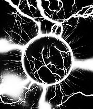 Шаровая молния красивая