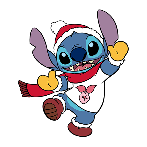 Новогодний Стич из Лило и Стич