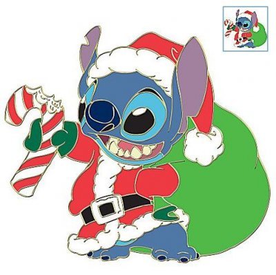 Новогодний Стич и Лило