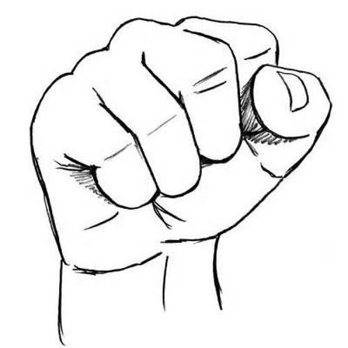 Кулак референс спереди