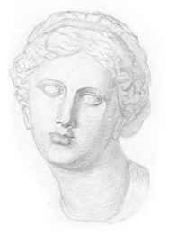 МАРХИ гипсовая голова Венеры