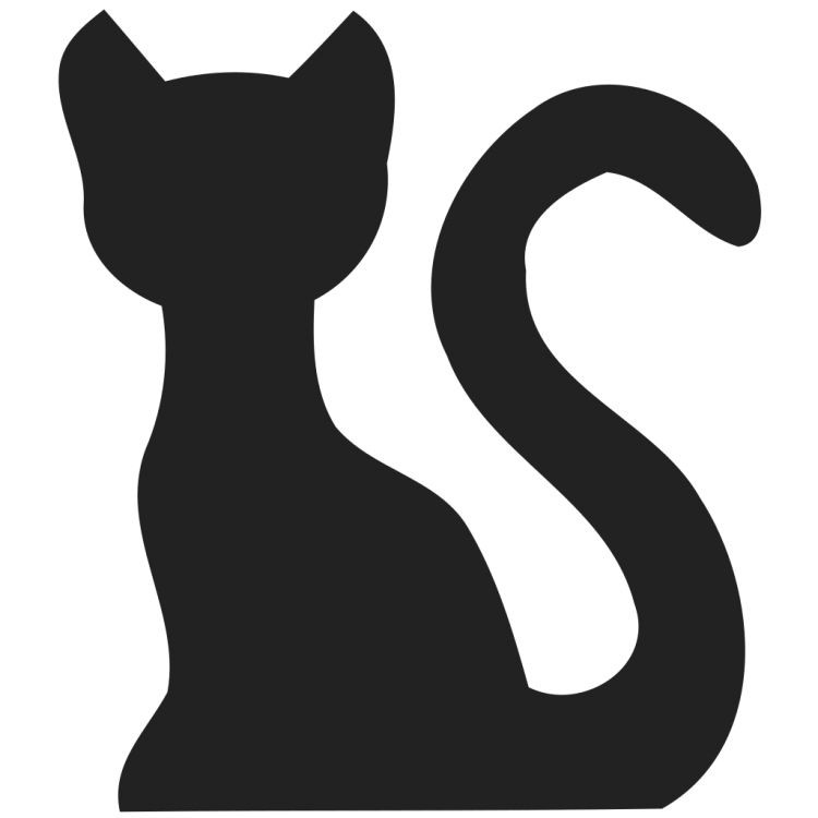 Хвост кота картинка. Силуэт кошки. Силуэт котенка. Котик значок. Кот с хвостом.