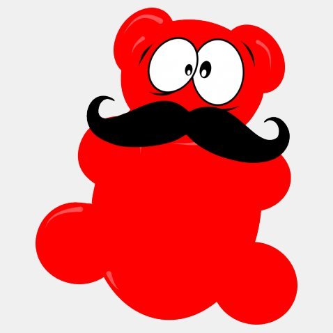 ЖЕЛЕЙНЫЙ медведь Валера с усами