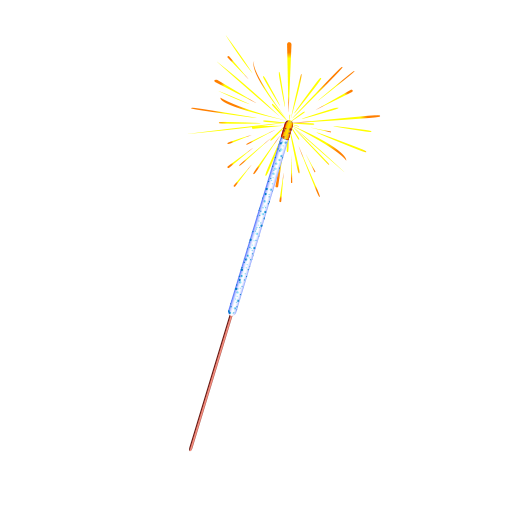 Бенгальские огни нарисовать