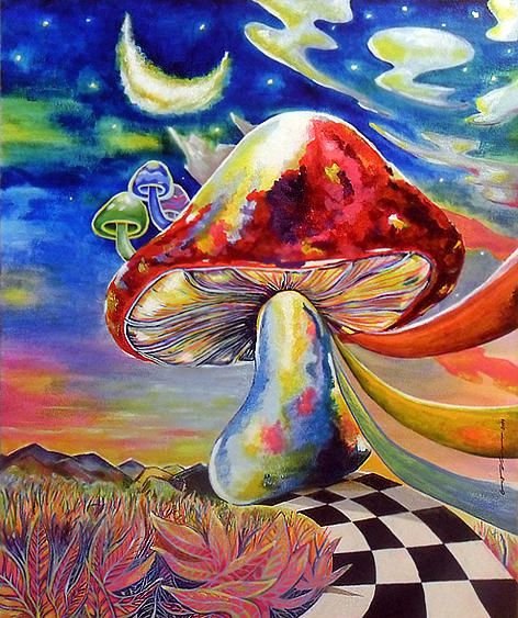 Радужный мухомор