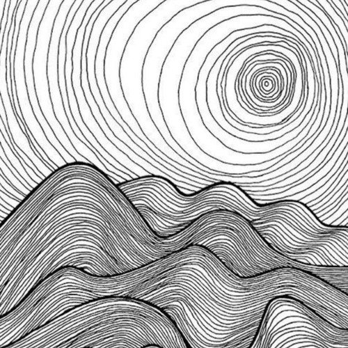 Рисунок минимальными линиями