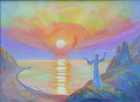 Восход живопись эзотерический