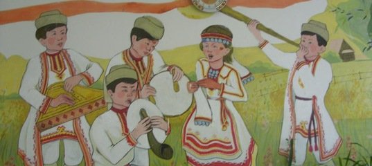 Национальный костюм марийцев детский