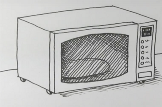 Микроволновка рисунок