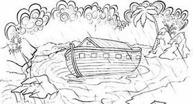 Миф о Всемирном потопе рисунок