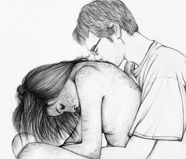 Рисунки для парня от девушки