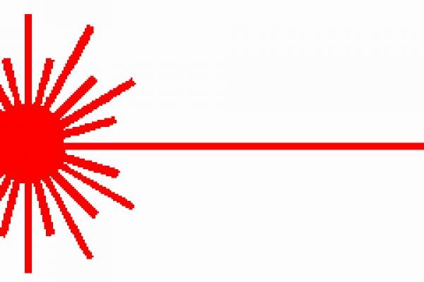 Луч лазера логотип