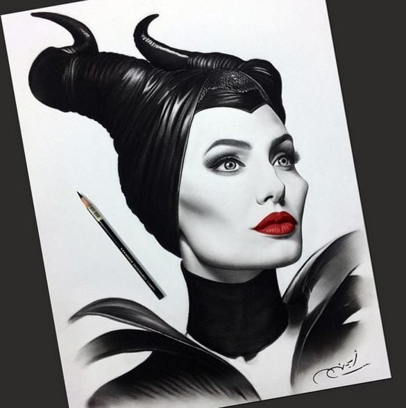 Раскраска Малефисента