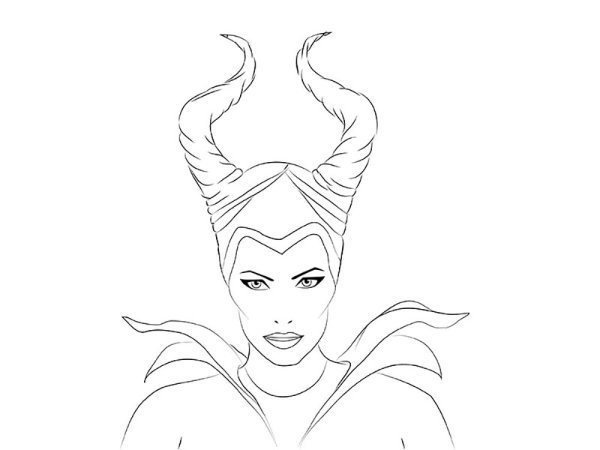 Анджелина Джоли Малефисента рисунки